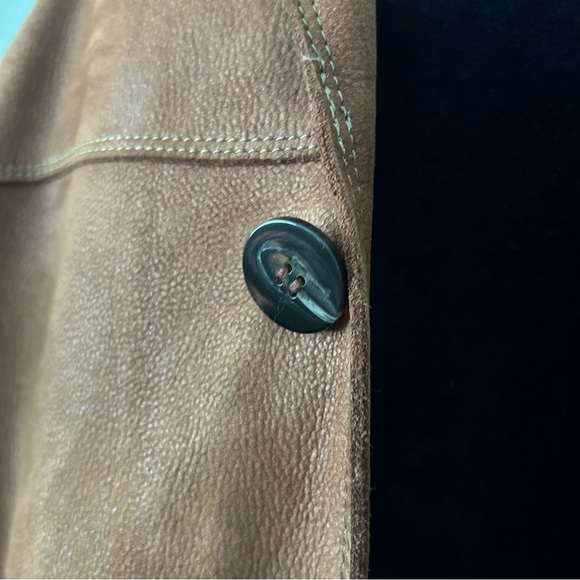 Vintage Brown Genuine Leather Jacket - Picture 12 of 16